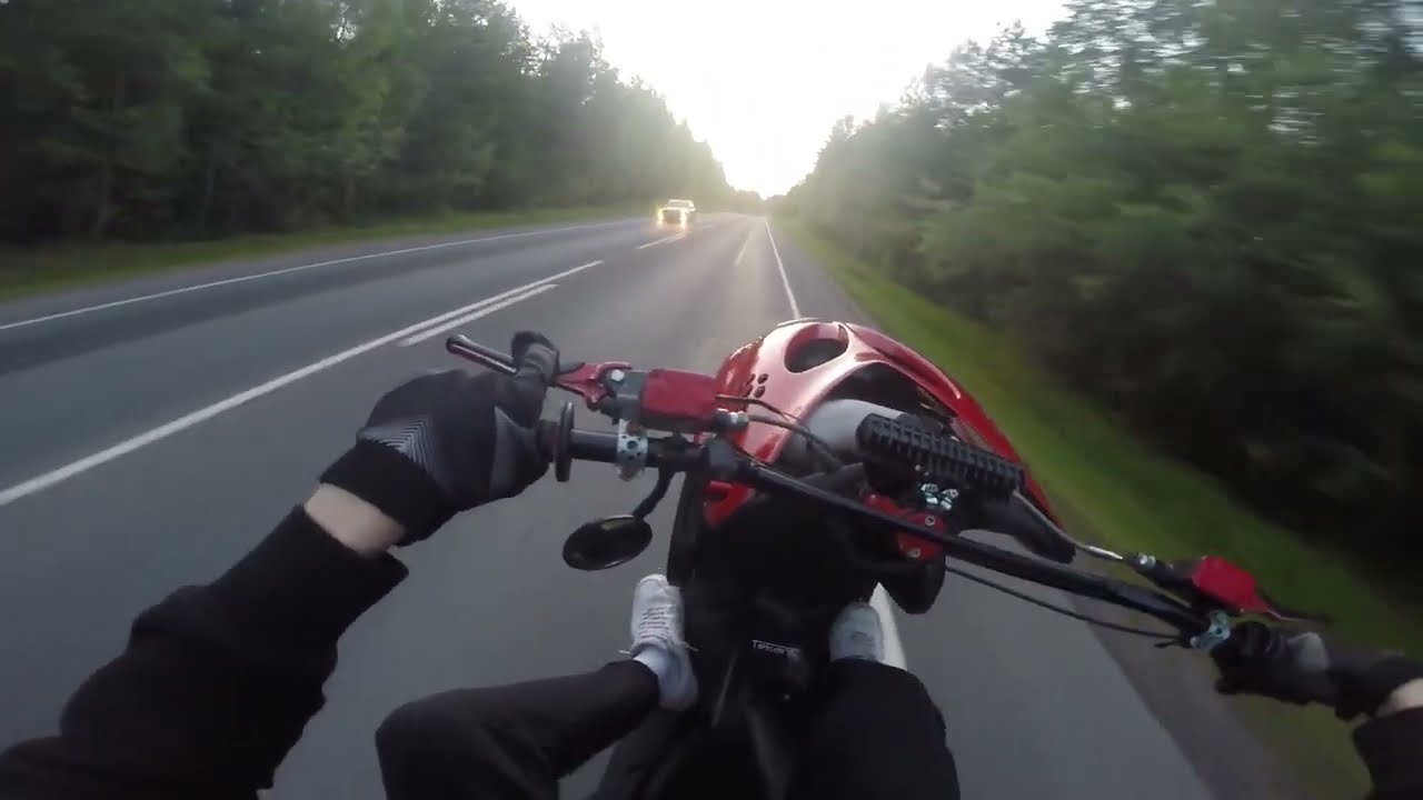 2x 70cc Aerox wheelies & vaijerin kalastelua