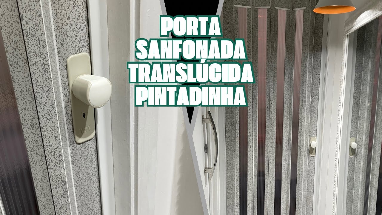 Porta Sanfonada Decorada Translúcida Pintadinha