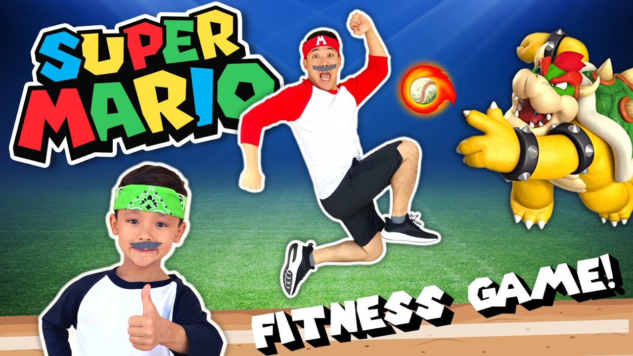 ⭐⚾ Super Mario Baseball VIDEOGAME Kids Workout | Brain Break - from the MOJO App