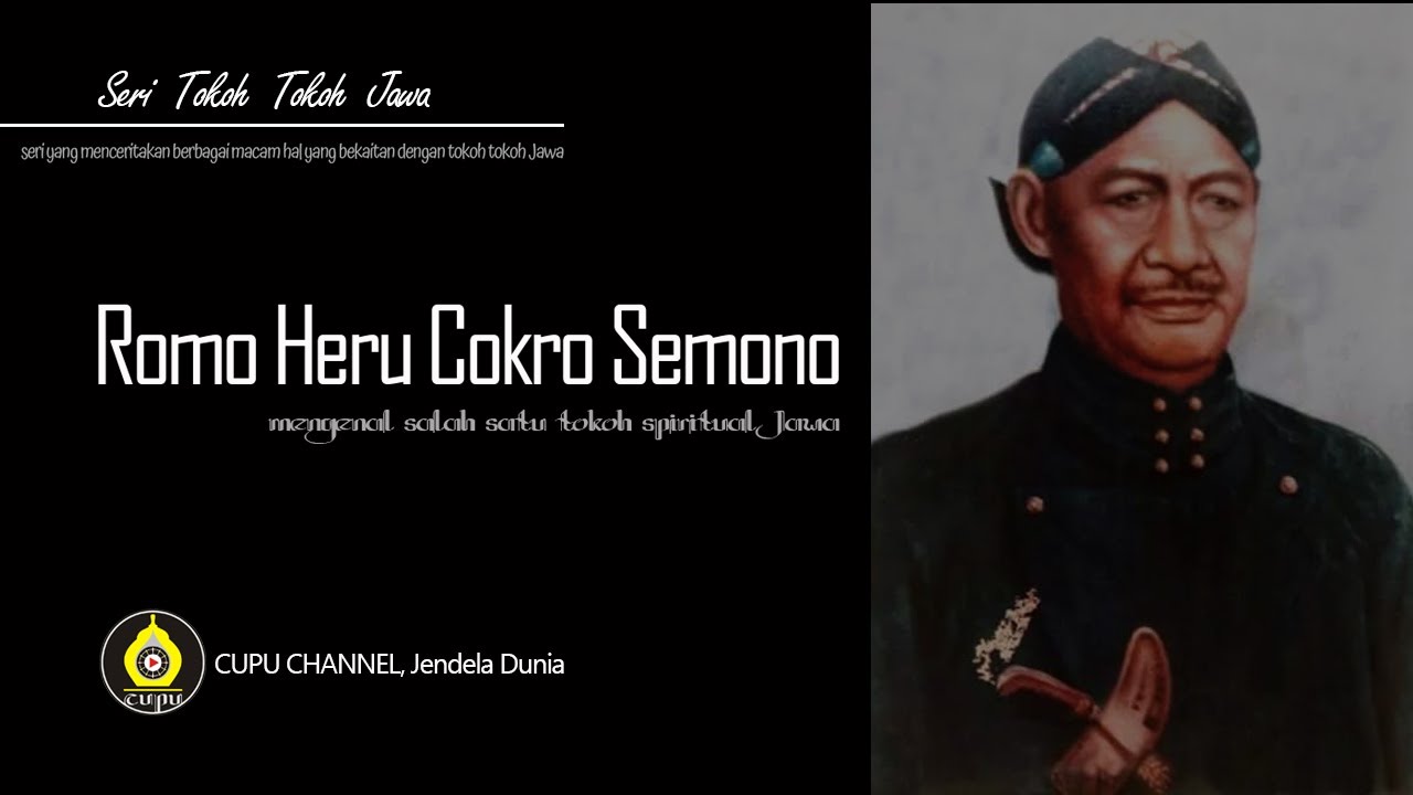 Romo Heru Cokro Semono, salah satu tokoh spiritual kejawen di akhir abad 19an