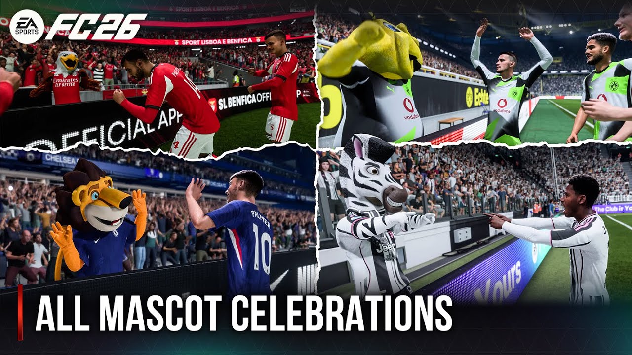 EA Sports FC 26 | Все празднования в честь талисманов