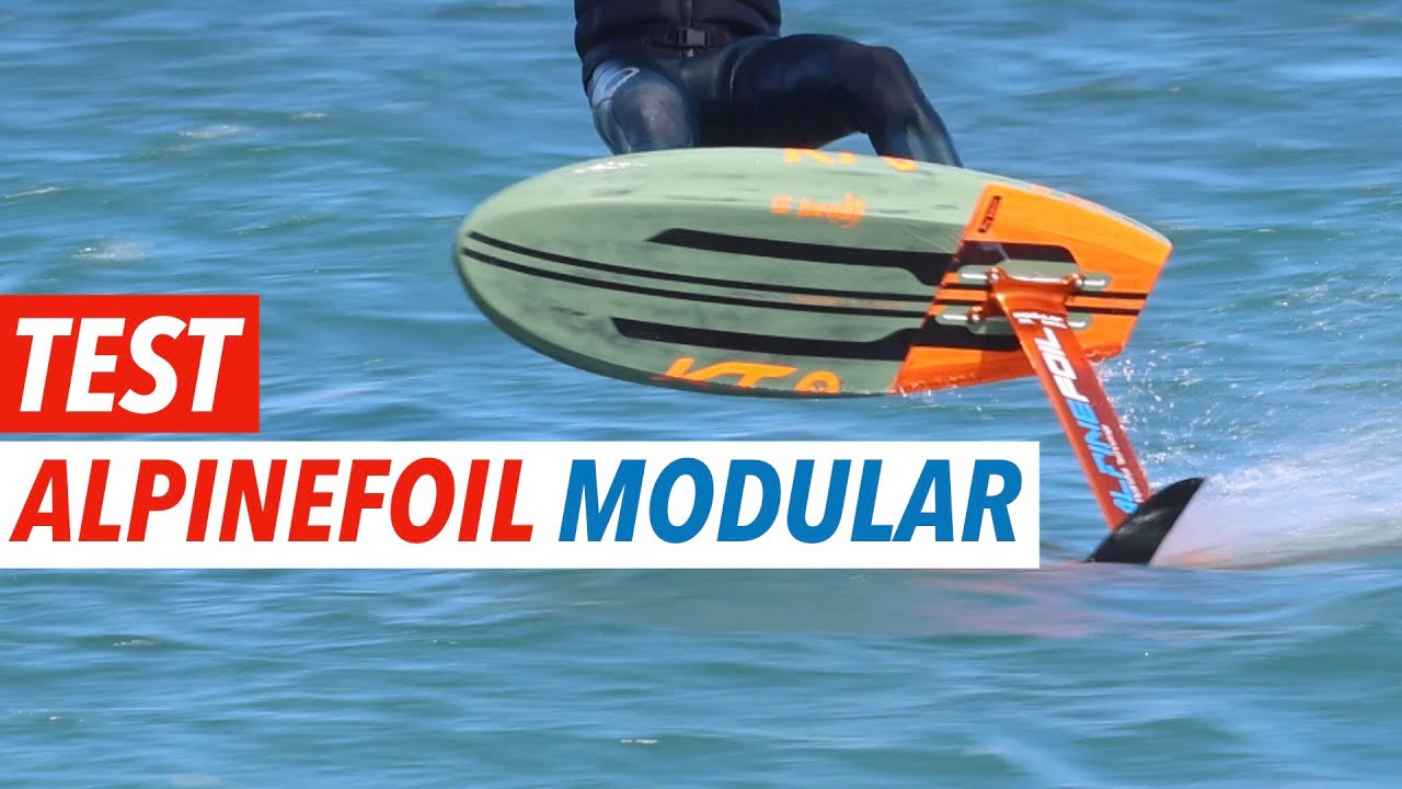 Test wingfoil : Alpinefoil Modular, un foil de wing modulable et made in France.