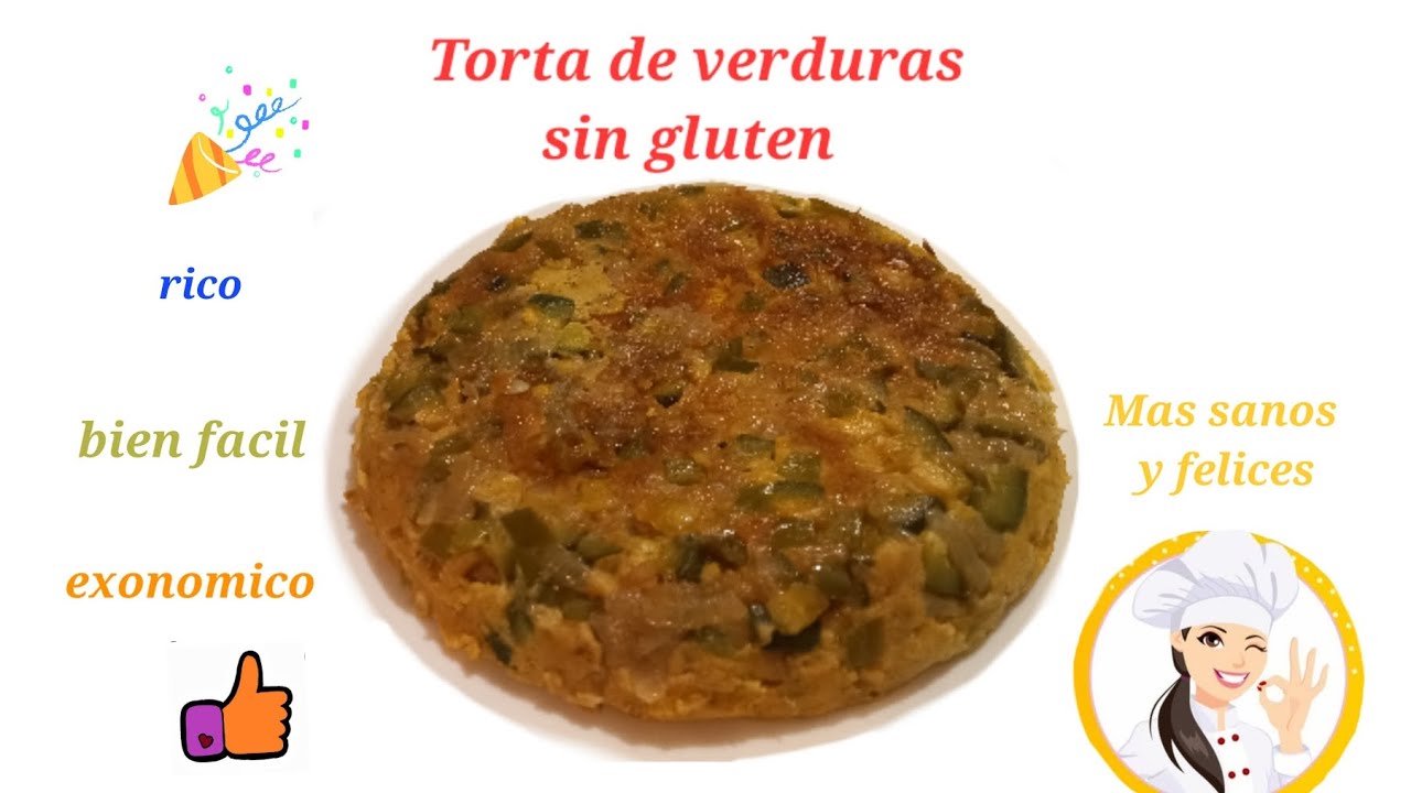 Torta de verduras sin gluten