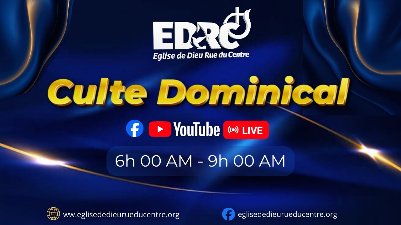 EDRC | CULTE DOMINICAL | 01 Mars 2026
