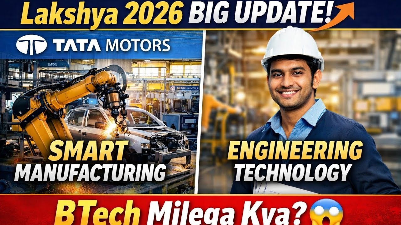Future Career: Engineering ya Smart Manufacturing? | Tata Motors Lakshya
