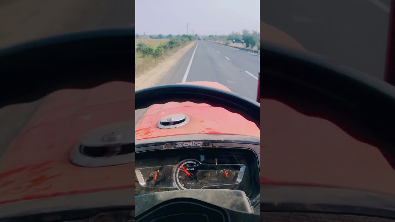 solis tractor ka RPM test || solis tractor full speed 10 🕟secand me 🚜🚜 #shorts #ytshorts #tractor
