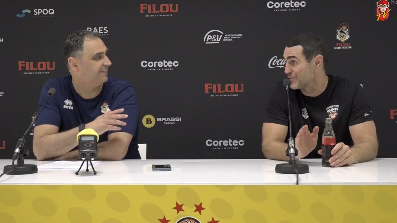 POST-GAME PRESS CONFERENCE | BE 1/4 FINAL Game 3 | Filou Oostende vs Windrose Giants Antwerp