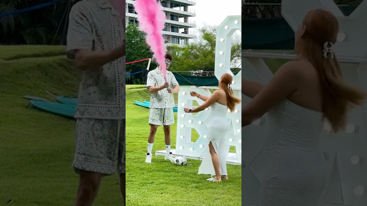 Prank my sister ruined her gender reveal 😱
