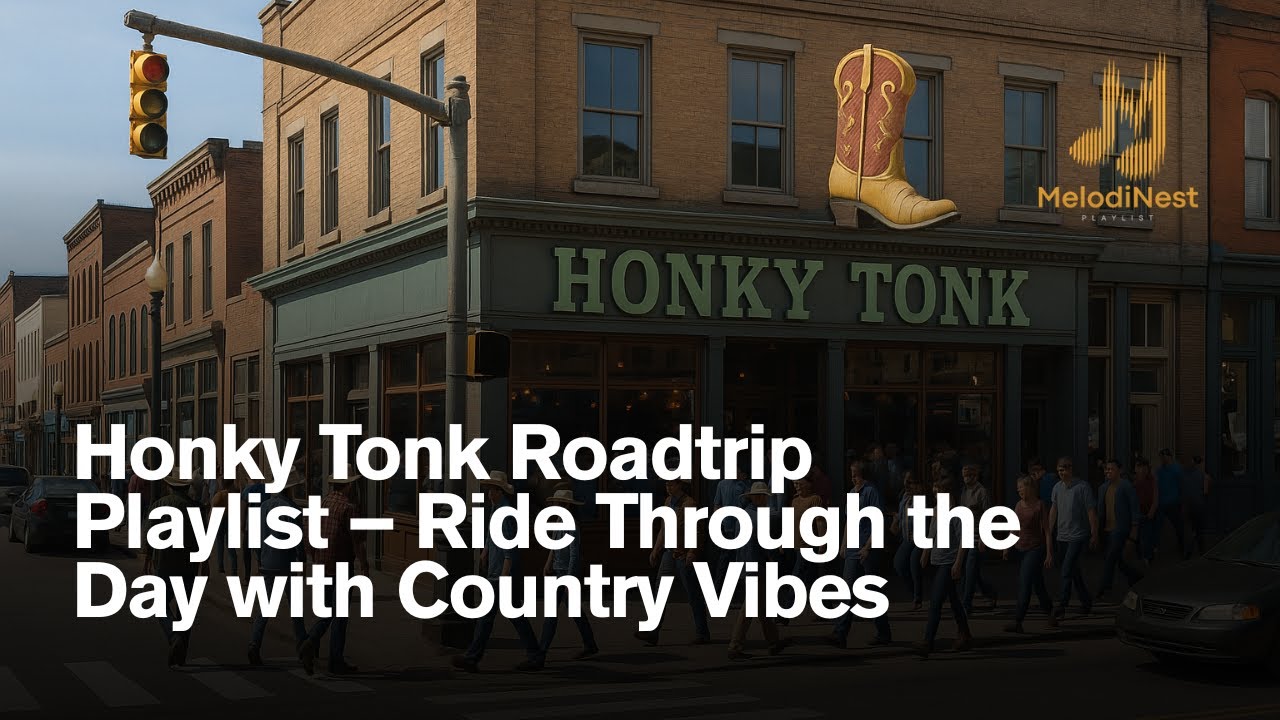 Honky Tonk Roadtrip Playlist - Ride Through the Day with Country Vibes | MelodiNest