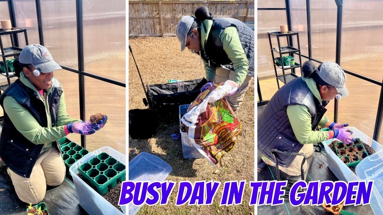 RainPoint Drip Irrigation System Setup | Planting Potatoes With Happy Frog Soil | Garden Cleanup