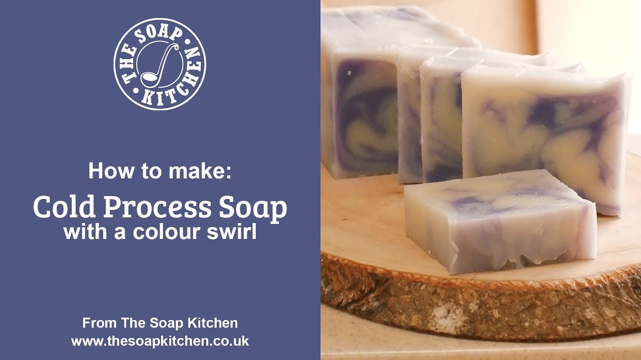 How To Make Cold Process Soap With A Colour Swirl (DIY Beauty)