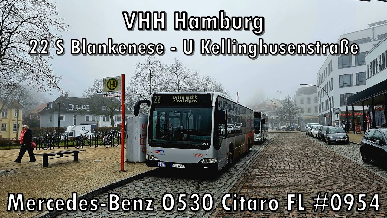 VHH Hamburg - Linie 22, Mercedes-Benz O530 Citaro FL #0954