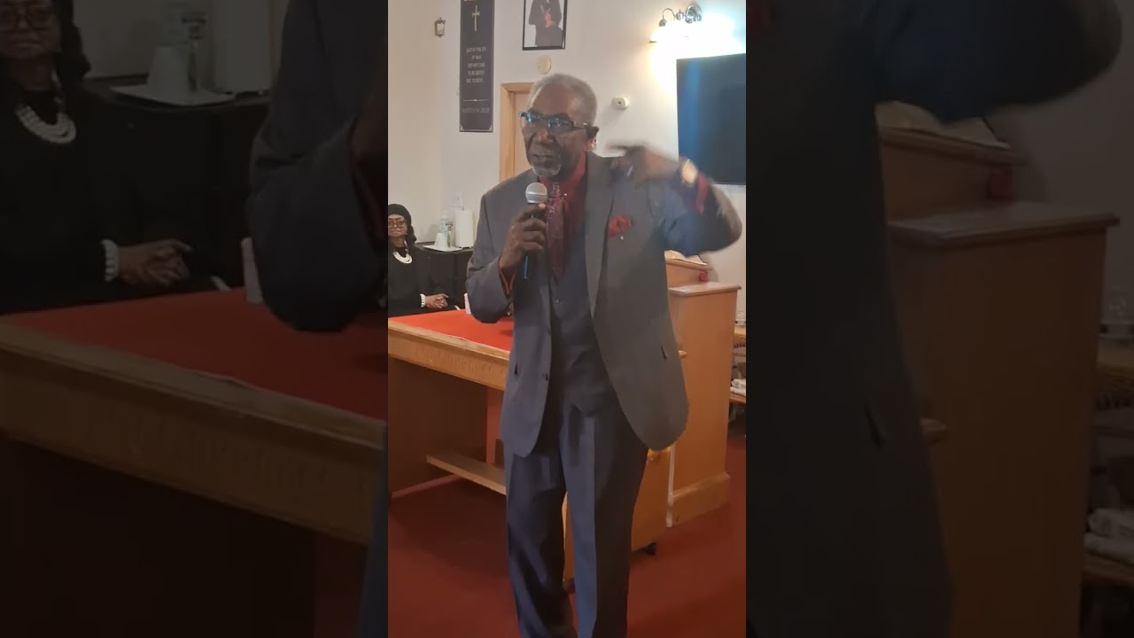 Pastor Eddie Frierson Of Florence South Carolina Sunday March 8, 2026 in Paterson New Jersey