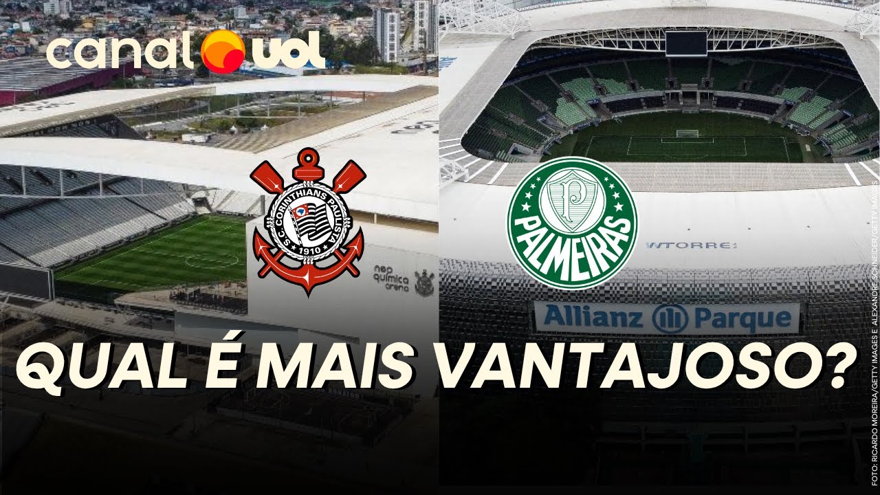 ALLIANZ PARQUE OU NEO QUÍMICA ARENA, QUAL ESTÁDIO É MAIS VANTAJOSO? VEJA A COMPARAÇÃO FINANCEIRA!