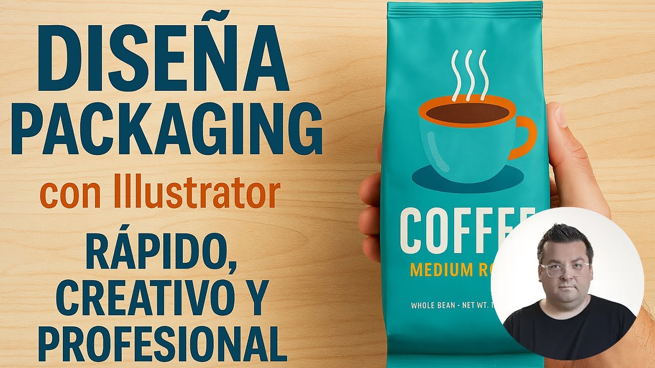 DISE&Ntilde;A PACKAGING con Illustrator: R&aacute;pido, Creativo y Profesional