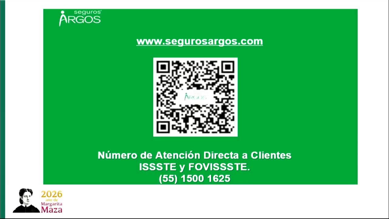 Jornada Especial Seguro Institucional ISSSTE - FOVISSSTE SEGUROS ARGOS