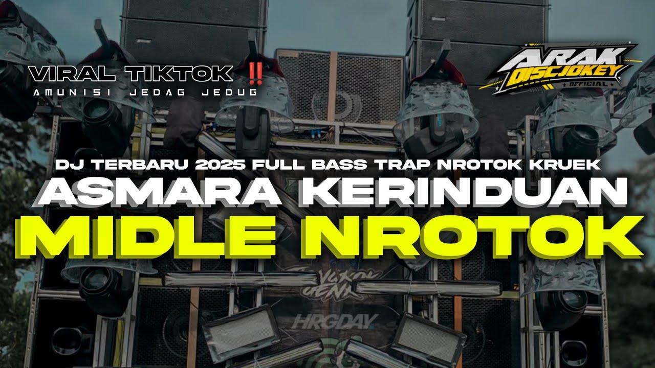 DJ CEK SOUND TERBARU 2025 • ASMARA KERINDUAN • TRAP PARTY ‼️ MIDLE NROTOK KRUEK