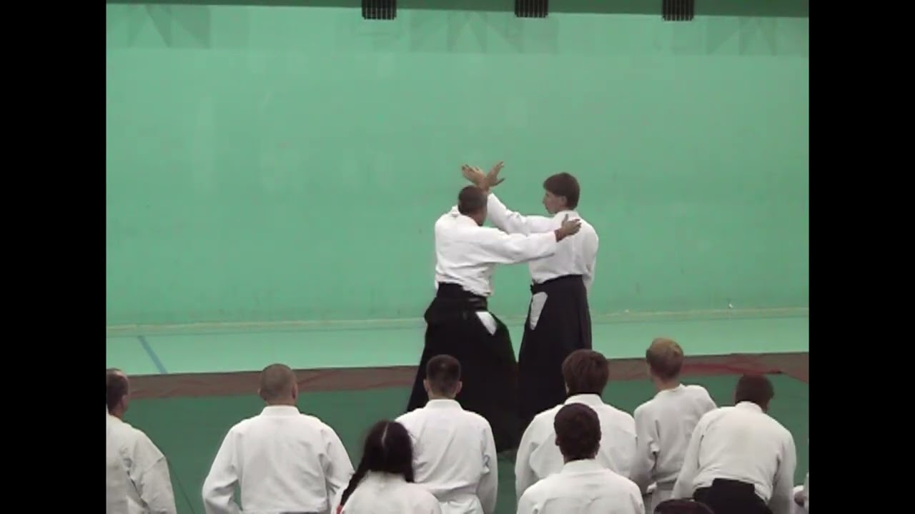 Awase exercises. MUSUBI IRIMINAGE. Yoji Fujimoto Shihan, 7th Dan Aikikai.