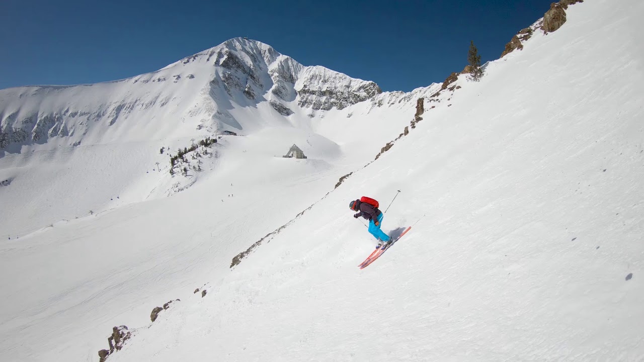 Take a Run down the Dictator Chutes at Big Sky with Dave Stergar