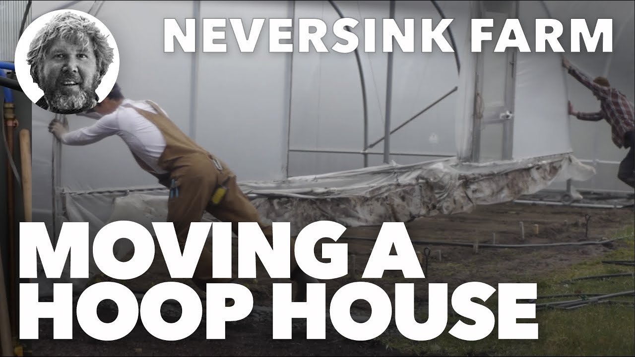 Moving the Movable Hoop House in only 10 minutes