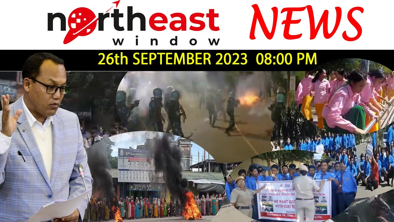 𝐋𝐢𝐯𝐞 𝐍𝐞𝐰𝐬 𝐁𝐫𝐨𝐚𝐝𝐜𝐚𝐬𝐭 (8:00𝐏.𝐌) || 𝐍𝐄𝐰 𝐓𝐕  MANIPUR   NEWS  𝐍𝐄𝐖𝐒 || 26th 𝐒𝐄𝐏𝐓𝐄𝐌𝐁𝐄𝐑 𝟐𝟎𝟐𝟑 ||