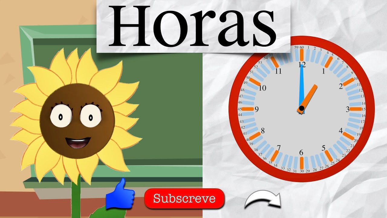 Vamos Aprender...As Horas  (Aula Matem&aacute;tica de 1&ordm; Ciclo, em Portugu&ecirc;s de Portugal)
