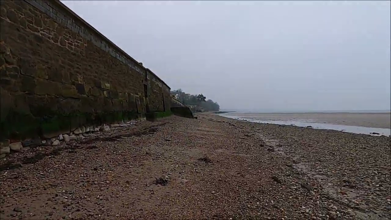 Virtual Walk - Ryde At Low Tide - Another Grey Day! - Isle Of Wight - January 2022 | kittikoko #ryde