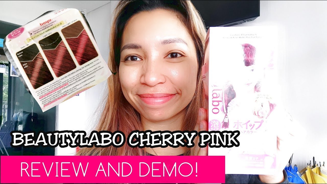 BEAUTYLABO CHERRY PINK HAIR COLOR - Demo + Review