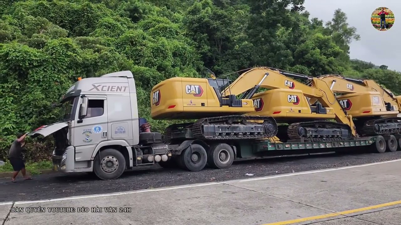 The wind god Xcient, an accident on the pass #haivanpassofficial