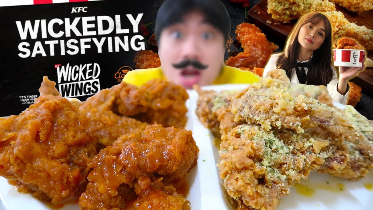 NEW KFC WICKED WINGS (GARLIC PARMESAN & ORIGINAL BUFFALO) | TASTE TEST