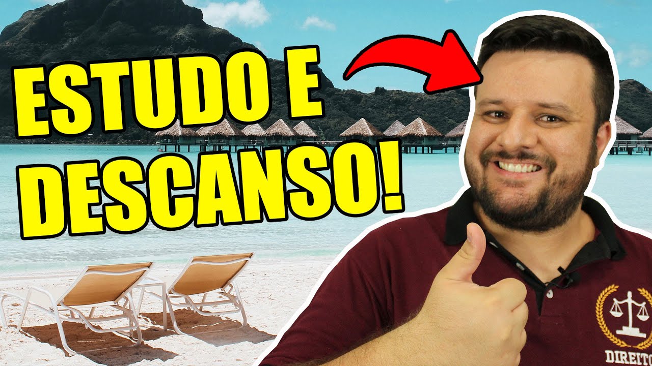 4 DICAS para conciliar ESTUDOS e DESCANSO! | O Direito e Eu