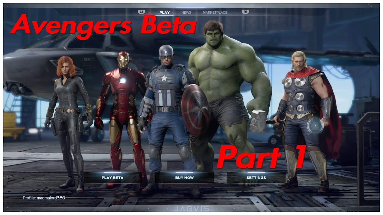Marvels Avengers Beta Part 1
