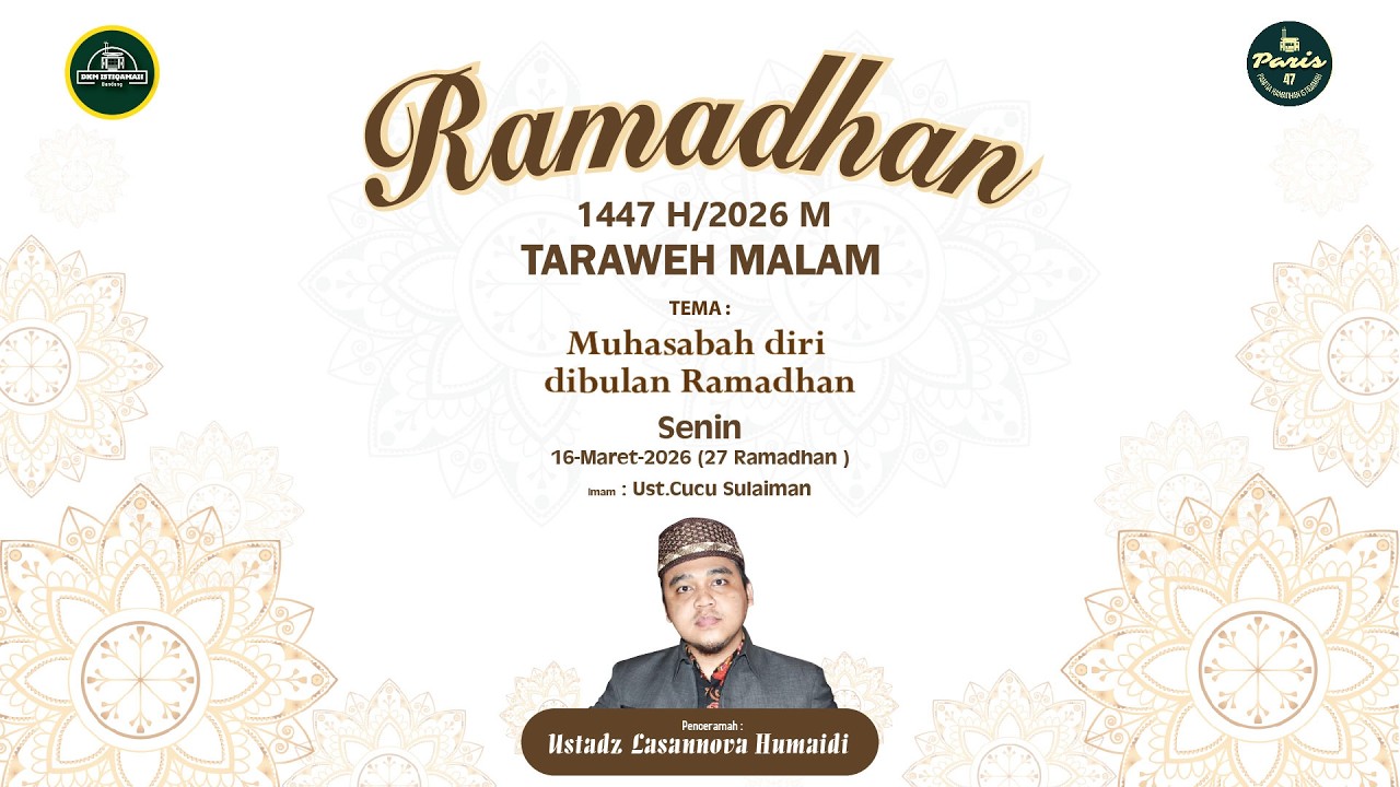 🟢CERAMAH TARAWIH || 