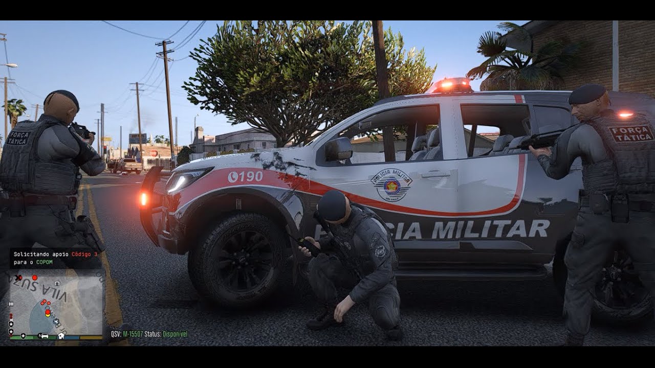 GTA 5 LSPDFR || DENÚNCIA DE TRÁFICO DE DROGAS (FOMOS RECEBIDOS A TIROS) 😱❌ FORÇA TÁTICA PMESP