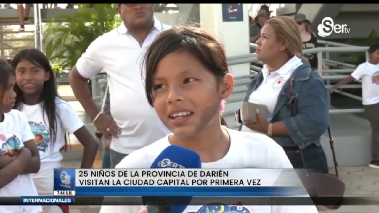 Noticias | 25 niños de Darién visitan la ciudad de Panamá por primera vez