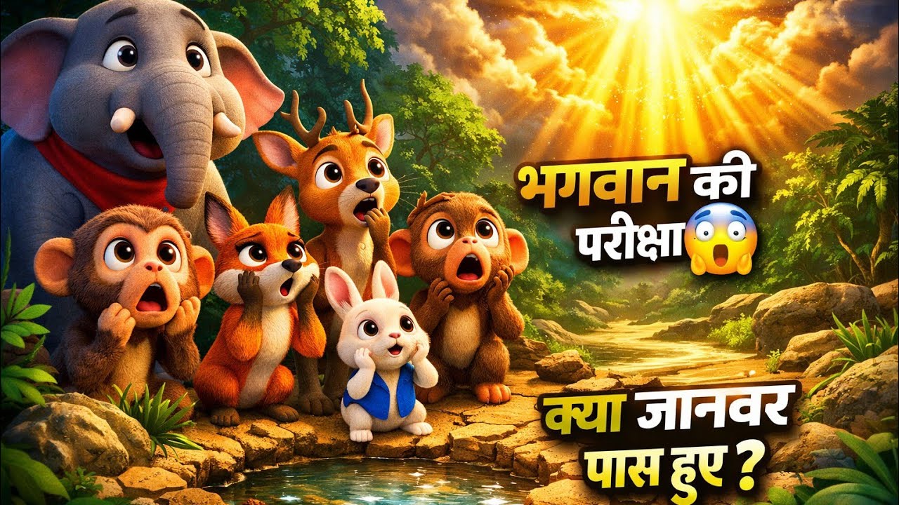 भगवान ने क्यों ली जानवरों की परीक्षा? | Amazing Moral Story Hindi