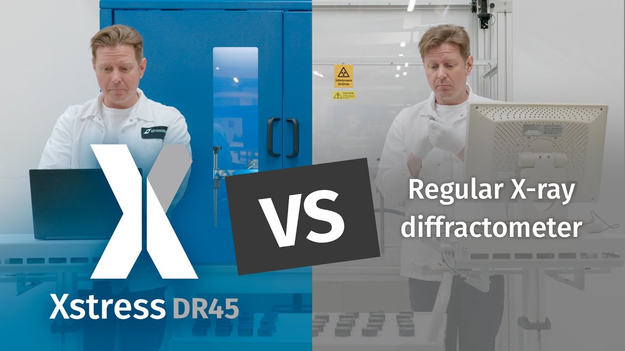 Xstress DR45 vs. regular X-ray diffractometer &ndash; Maximize productivity in your measurement lab