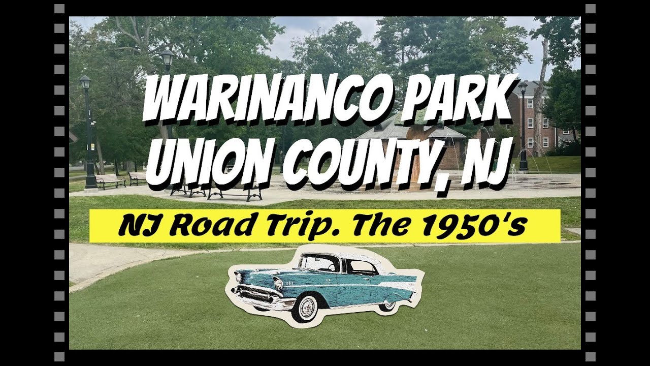 Warinanco Park Road Trip. New Jersey. {1950's} {4K Color 30 fps}