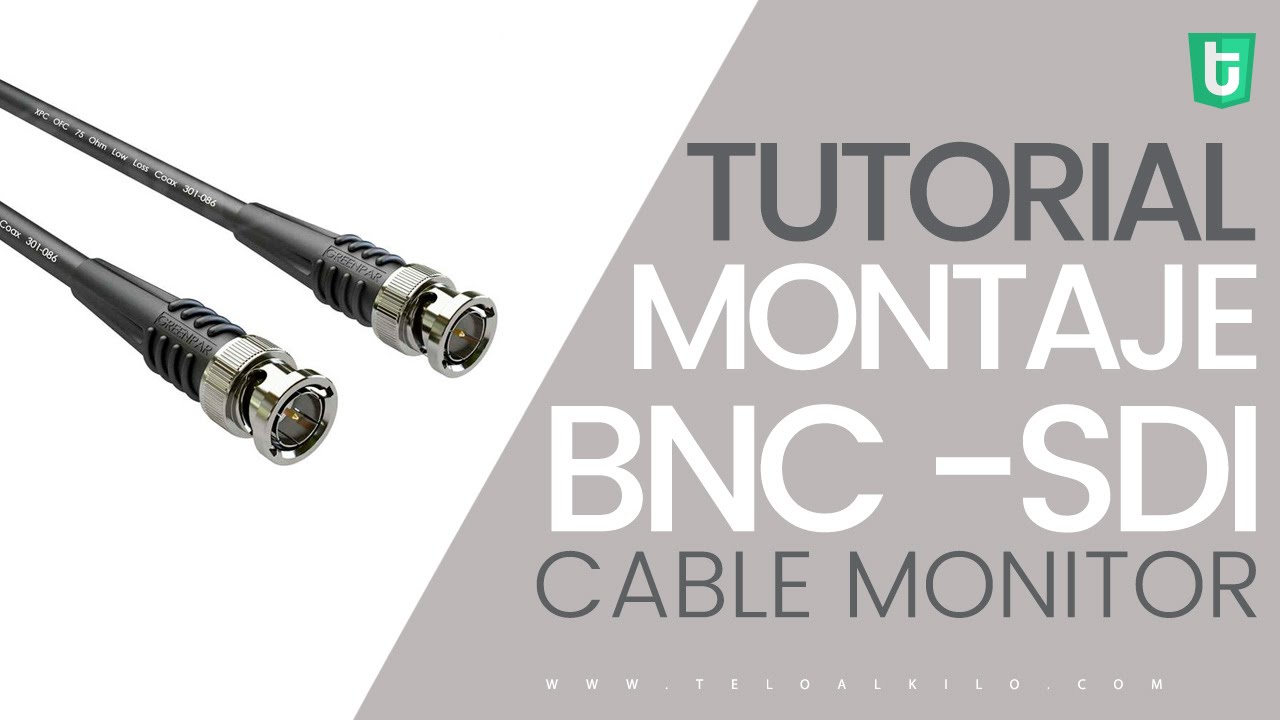 Tutorial para hacer un cable BNC (Castellano)