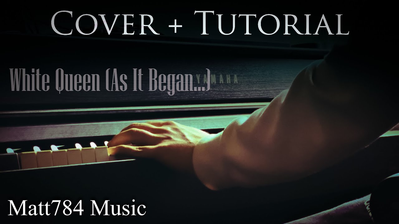 Queen - White Queen (As It Began...) (Live) | Complete Piano Cover And Tutorial
