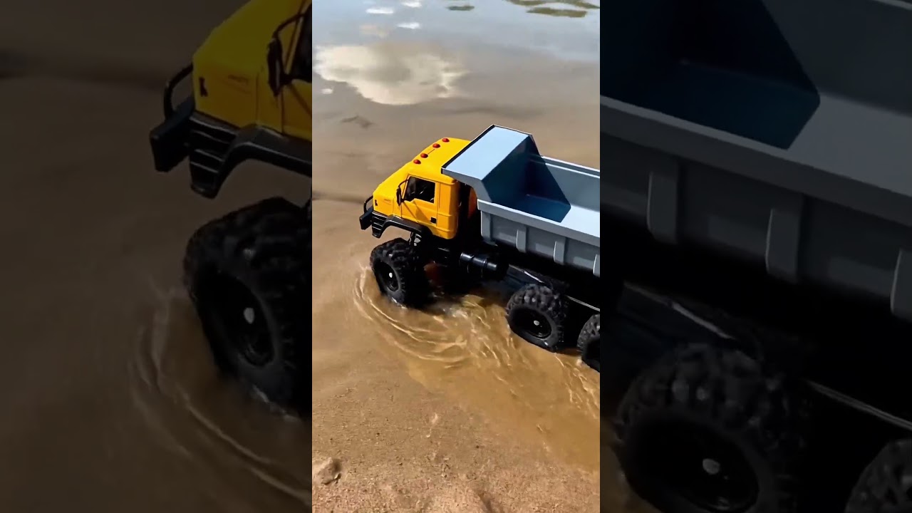 This RC Dump Truck Looks So Real! 🚜🔥 Cinematic Sand Adventure