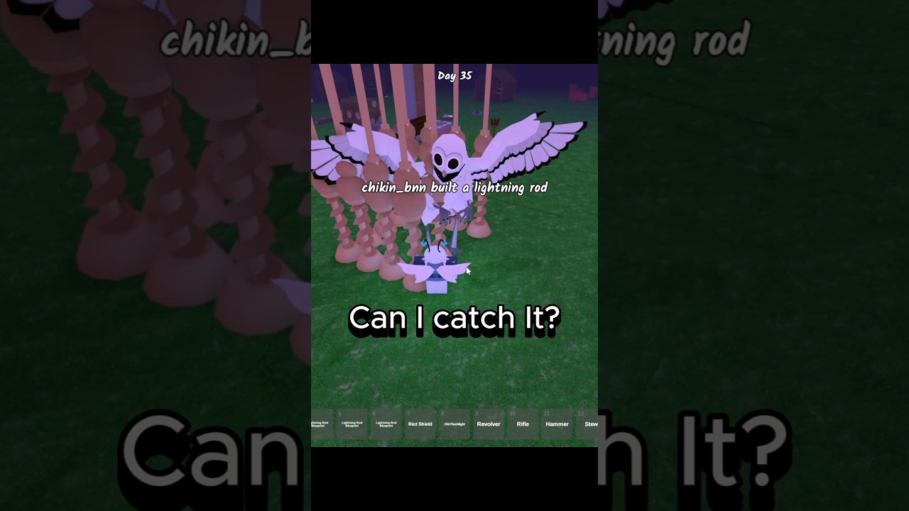 Catching The Owl 🦉 99 nights in the forest #99nightsintheforest #99nights #roblox