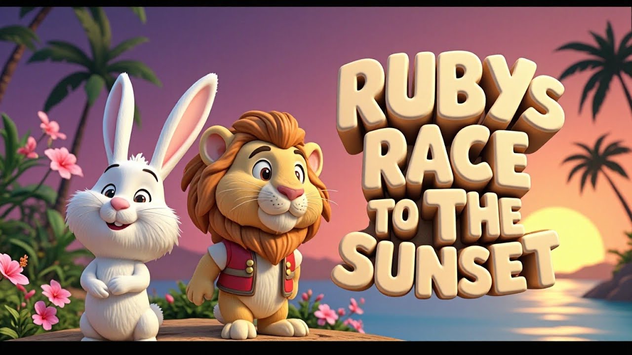 Ruby's Race to the Sunset 🌅 Bedtime Story About Asking for Help | Tropical Tales for Kids