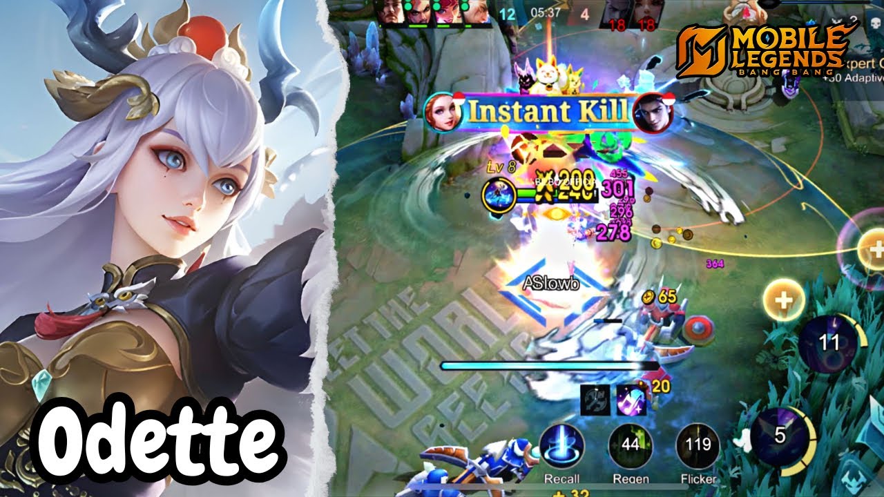 INSANE Odette Instant Kill Gameplay – Enemy Deleted Instantly! MLBB