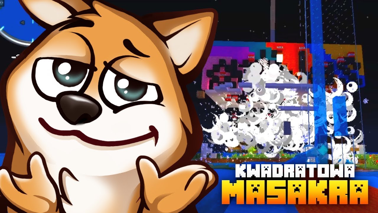 WYSADZIŁEM DOMY dwóch youtuberów tylko po to ŻEBY... (Minecraft Kwadratowa Masakra)