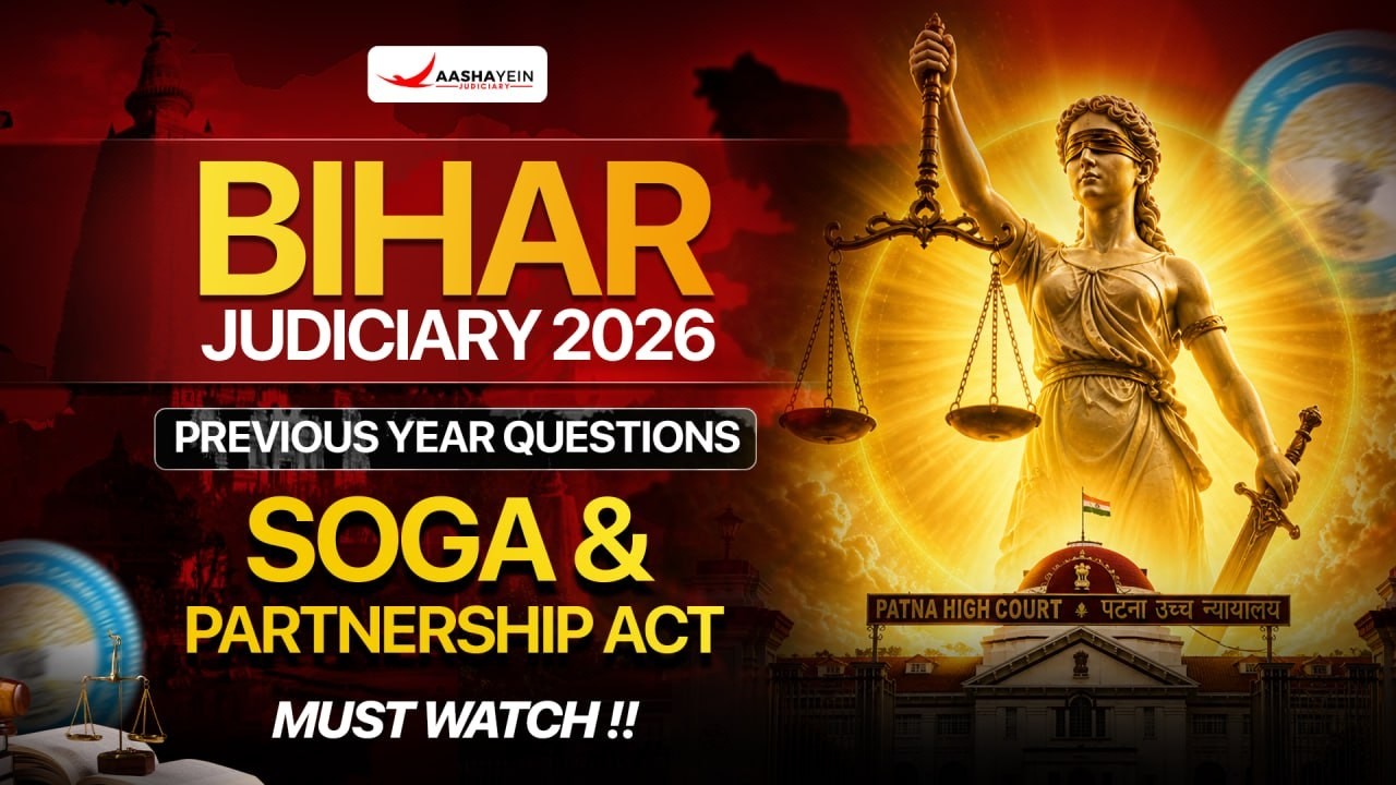 Bihar Judiciary 2026: Previous Year Paper Analysis | SOGA & Partnership Act | Bihar Judiciary
