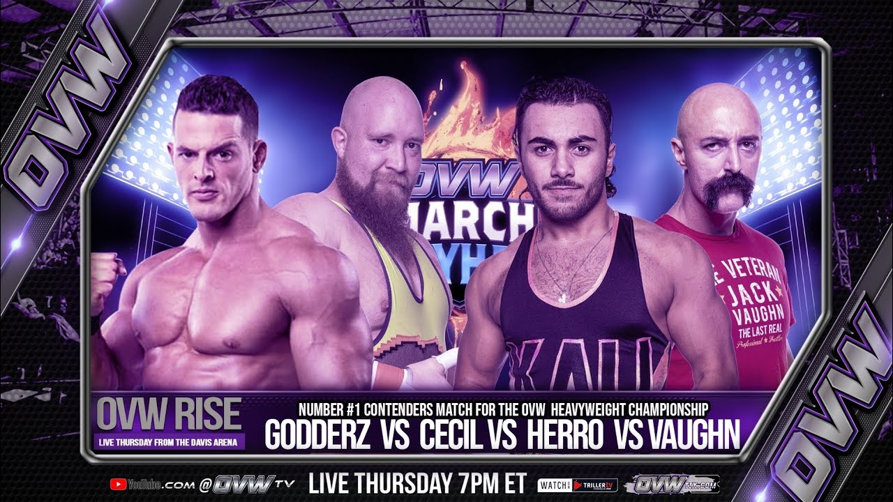 Jessie Godderz vs. Donovan Cecil vs. Jack Vaughn vs. Kal Herro  OVW TV 03.27.2025