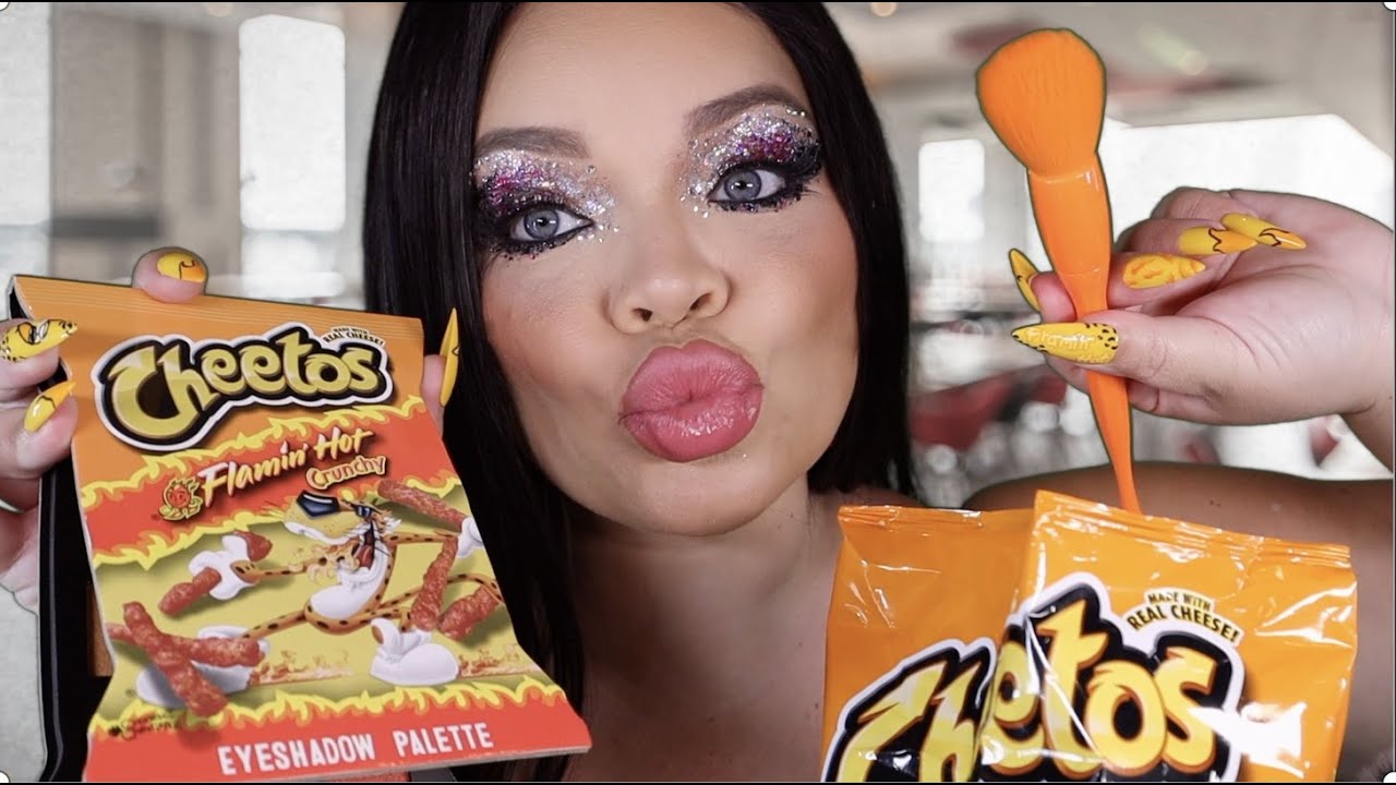 ASMR Hot Cheeto Girl Does Your Makeup (FAST AND AGGRESSIVE)