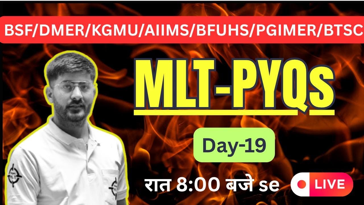 MLT MCQs Day-19  PYQs Lab Technician #junior_technician_Lab #2025