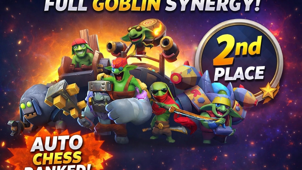 • I Ran FULL GOBLIN SYNERGY in Ranked… and Got 2nd Place! | Auto Chess Ranked